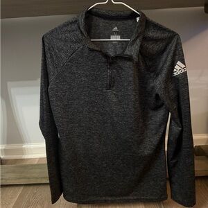 Adidas Women’s Pullover Casual Athletic 1/4 Zip Jog Shirt Sz M